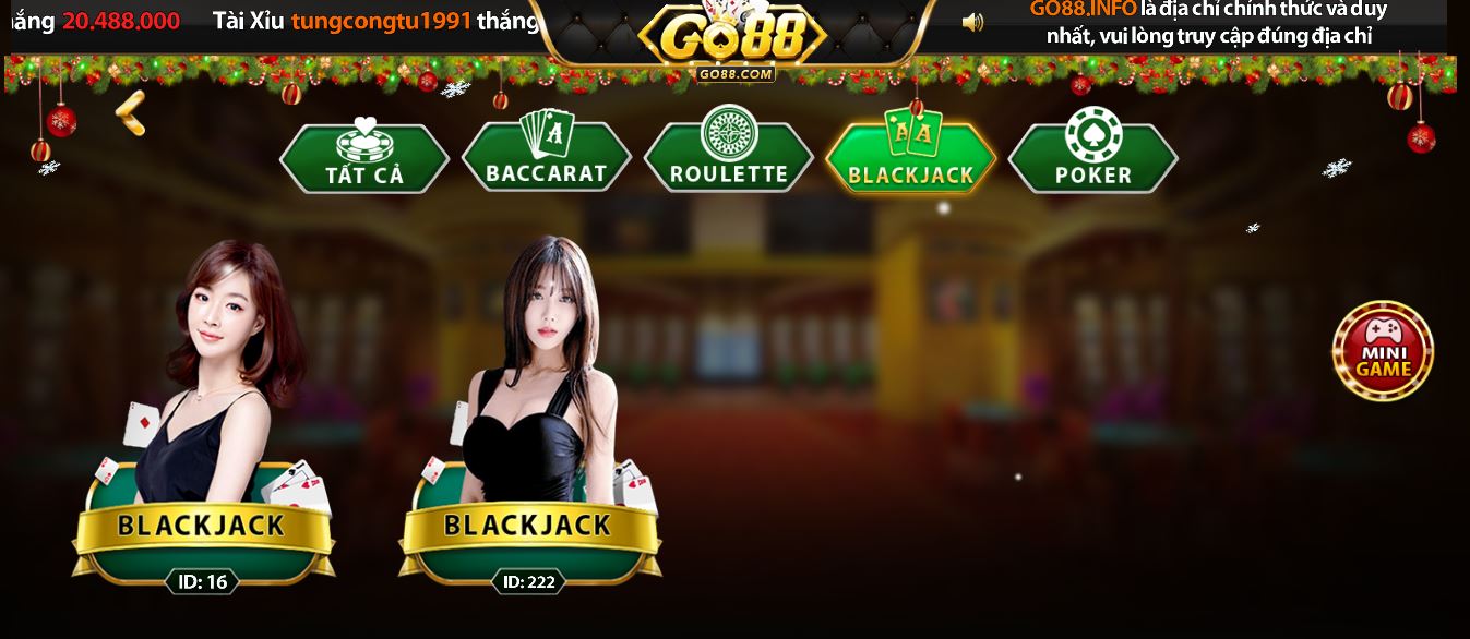 Tham gia baccarat theo banker tại tải go88