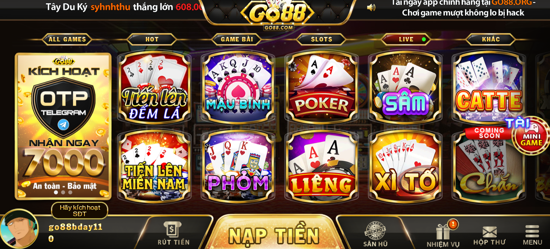 Giới thiệu tựa game Poker cực hot tại Go 88
